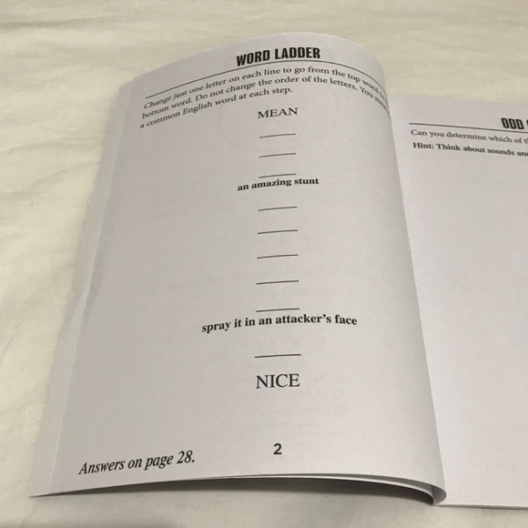 NEW Brain Games Merriam Webster's Word Challenge Large Print Book Booklet - Picture 4 of 4